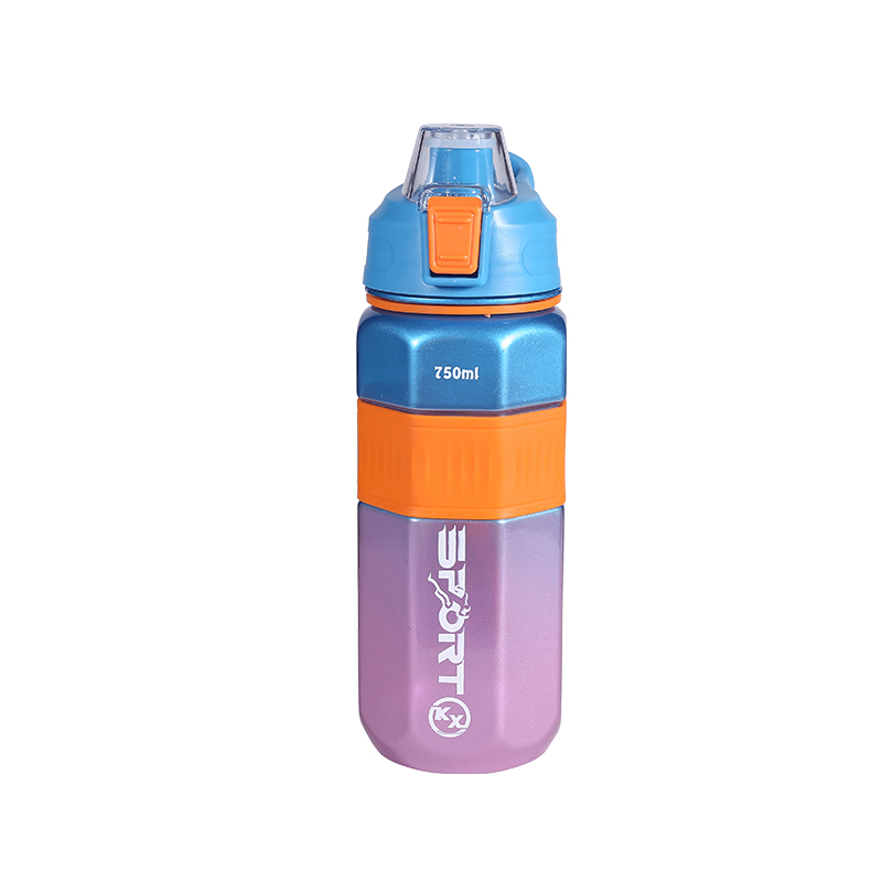 Botella de agua deportiva octogonal de 750 ml-1000 ml