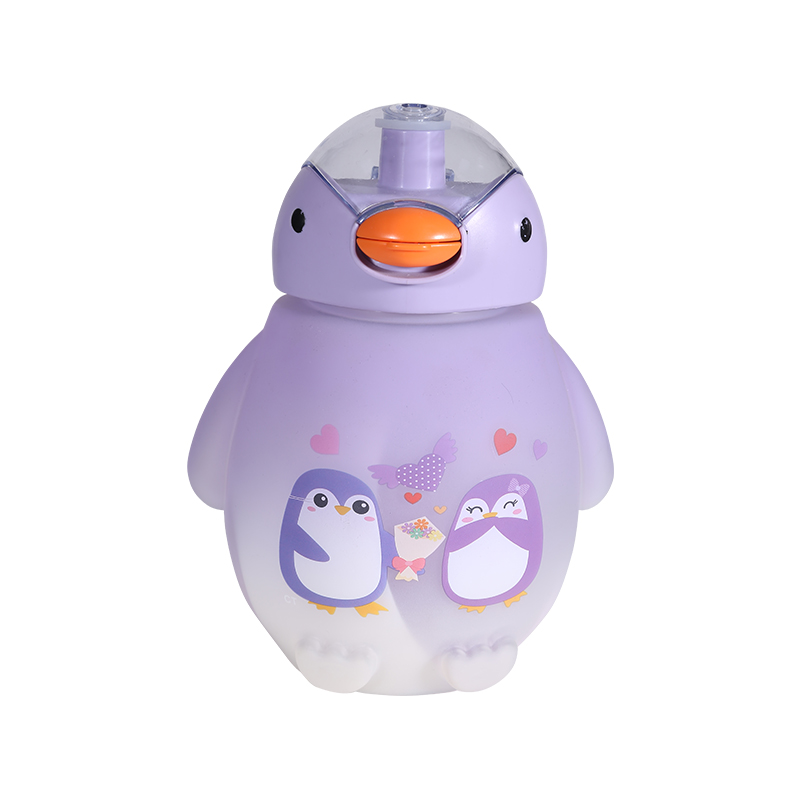 Hervidor con copa de vientre grande de pingüino esmerilado